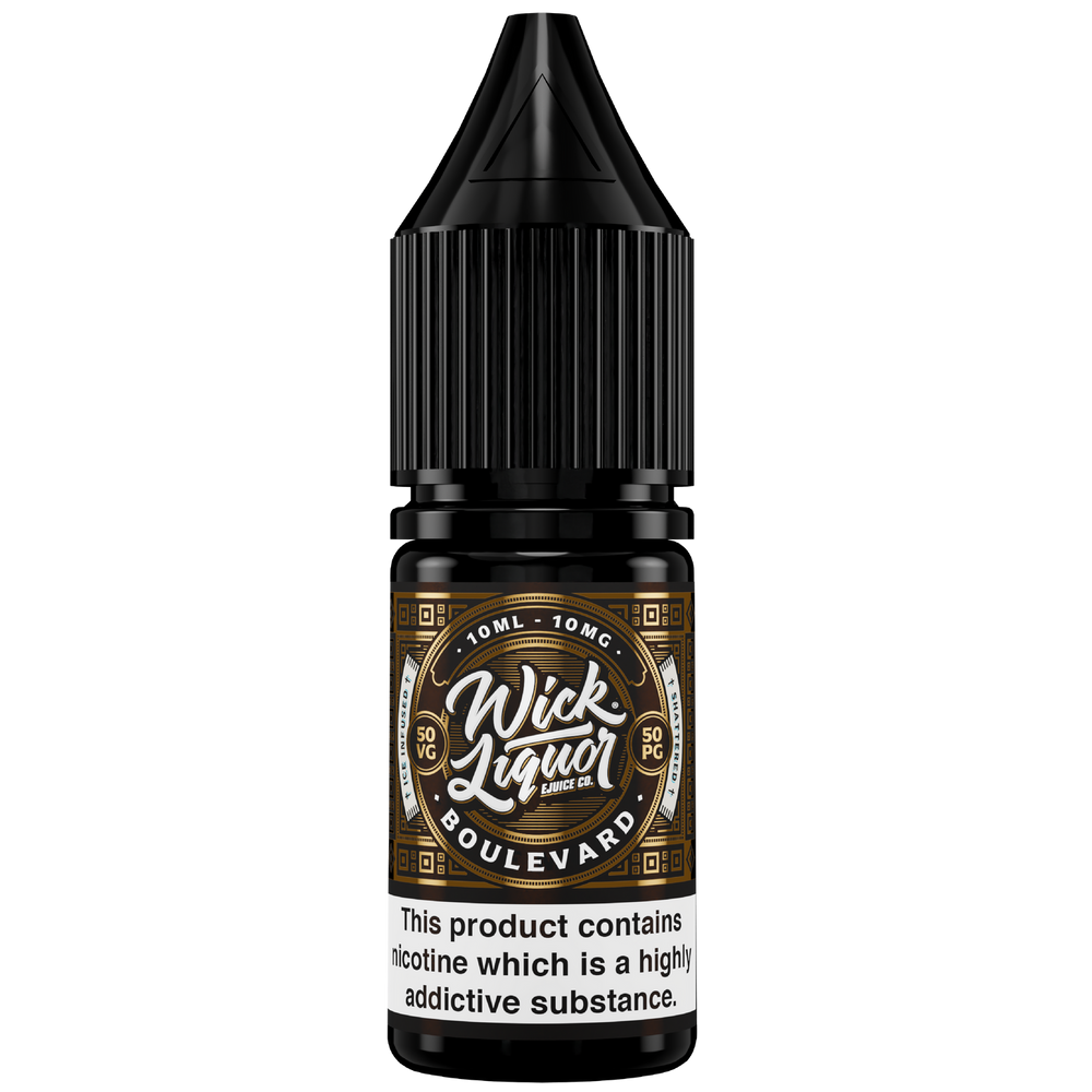 Boulevard Shattered By Wick Liquor 10ml Nic Salt (10mg)