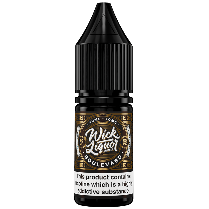 Boulevard Shattered By Wick Liquor 10ml Nic Salt (10mg)