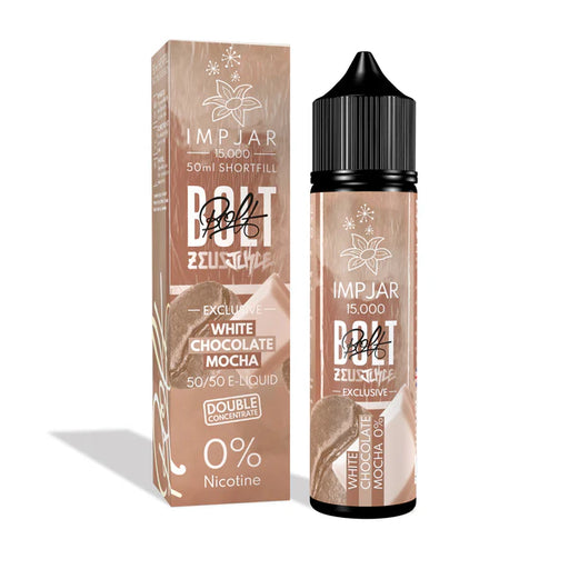 Imp Jar X Zeus Bolt - White Chocolate Mocha 50Ml 0Mg Shortfill E-Liquid