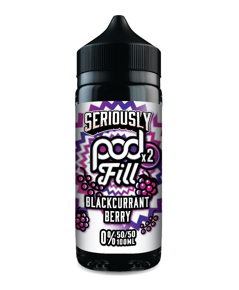 Blackcurrant Berry Pod Fill X2 by Seriously 100ml Shortfill