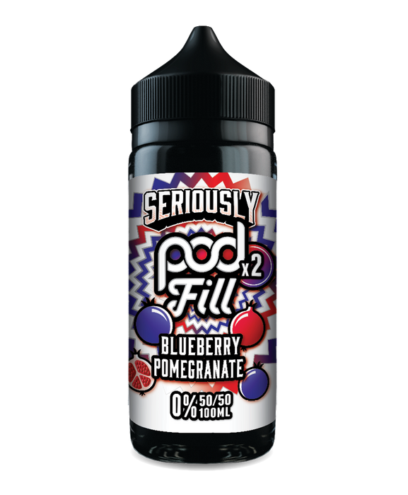 Blueberry Pomegranate Pod Fill X2 by Seriously 100ml Shortfill