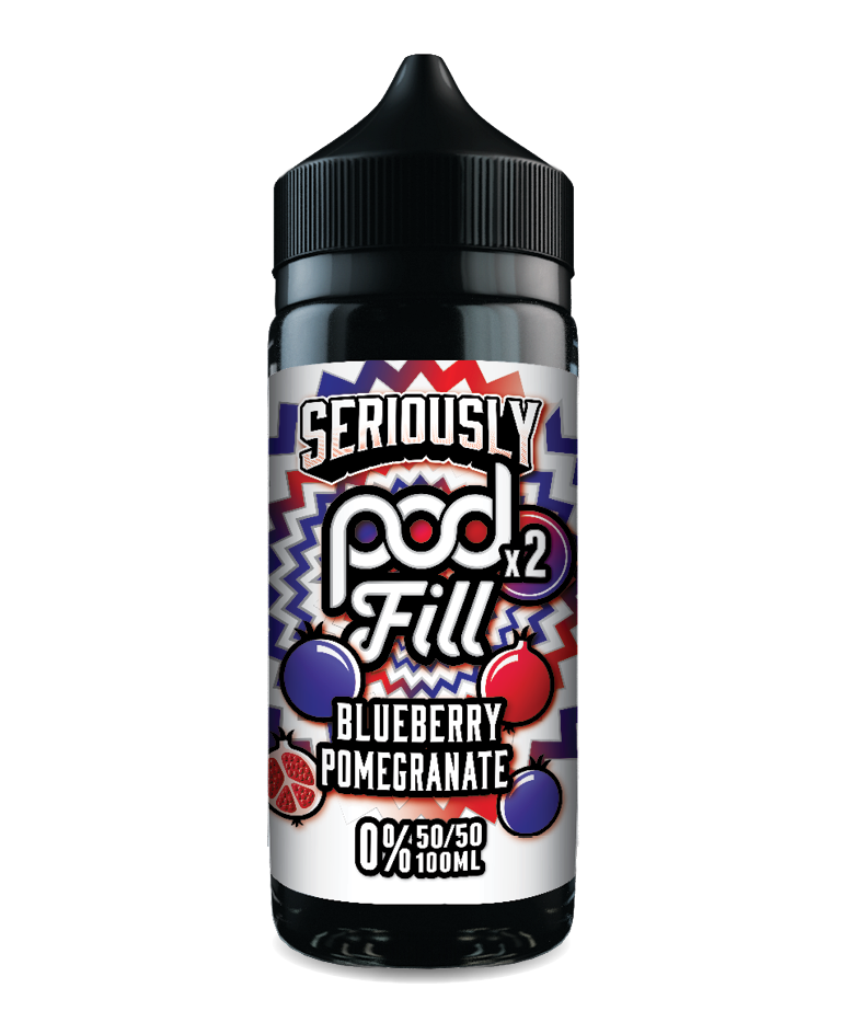 Blueberry Pomegranate Pod Fill X2 by Seriously 100ml Shortfill