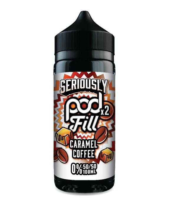 Caramel Coffee Pod Fill X2 by Seriously 100ml Shortfill