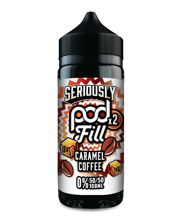 Caramel Coffee Pod Fill X2 by Seriously 100ml Shortfill