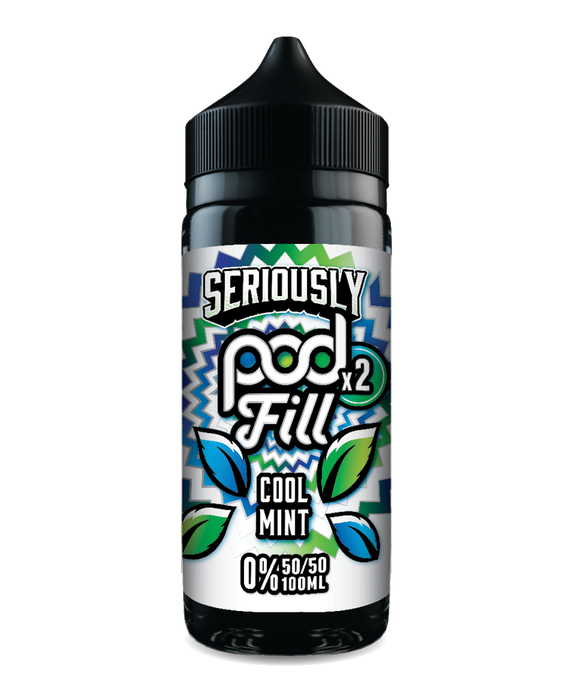 Cool Mint Pod Fill X2 by Seriously 100ml Shortfill