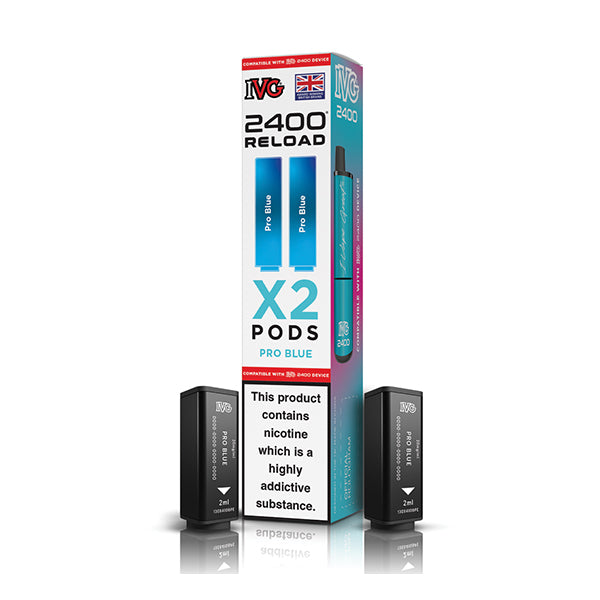 IVG 2400 Reload 2-in-1 Prefilled Vape Pods