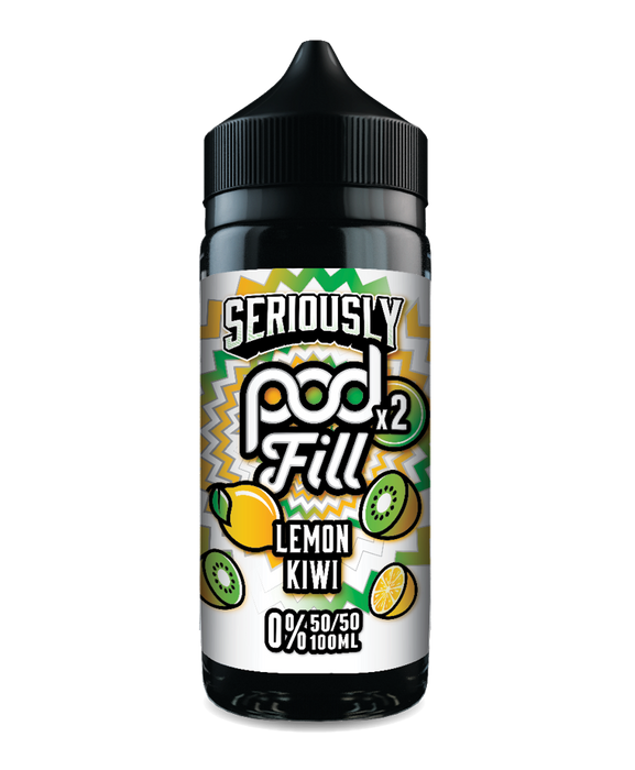 Lemon Kiwi Pod Fill X2 by Seriously 100ml Shortfill