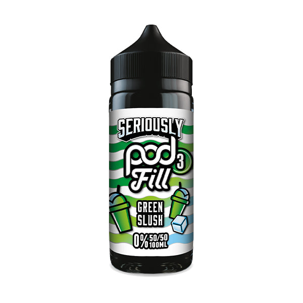 Seriously Pod Fill 3 Green Slush 100ml Shortfill E-Liquid