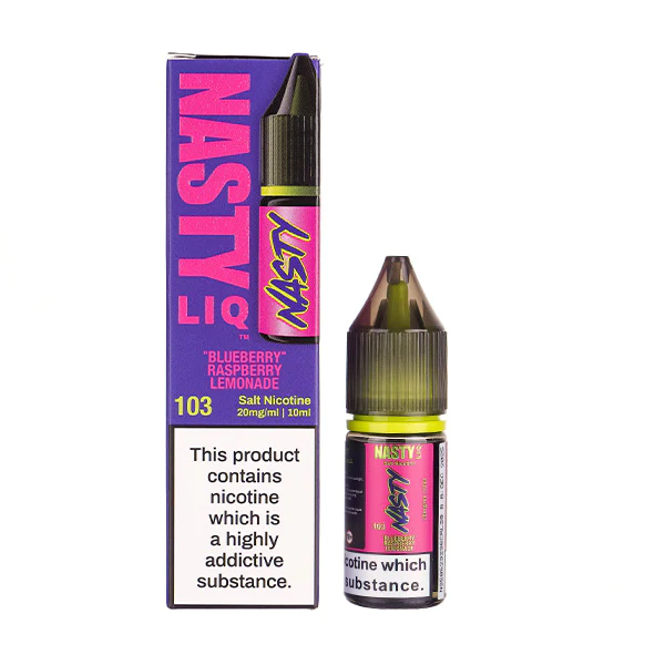 Blueberry Raspberry Lemonade By Nastyliq 10ml Nic Salt