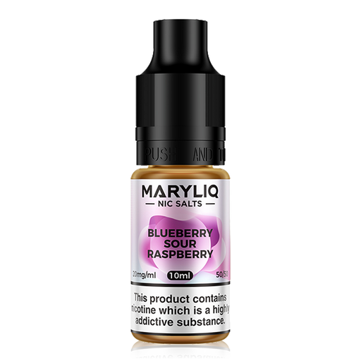 Blueberry Sour Raspberry By Maryliq Nic salt 10ml