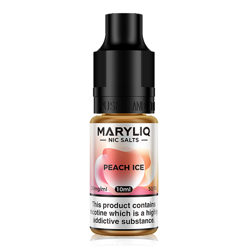 Peach Ice By Maryliq Nic salt 10ml