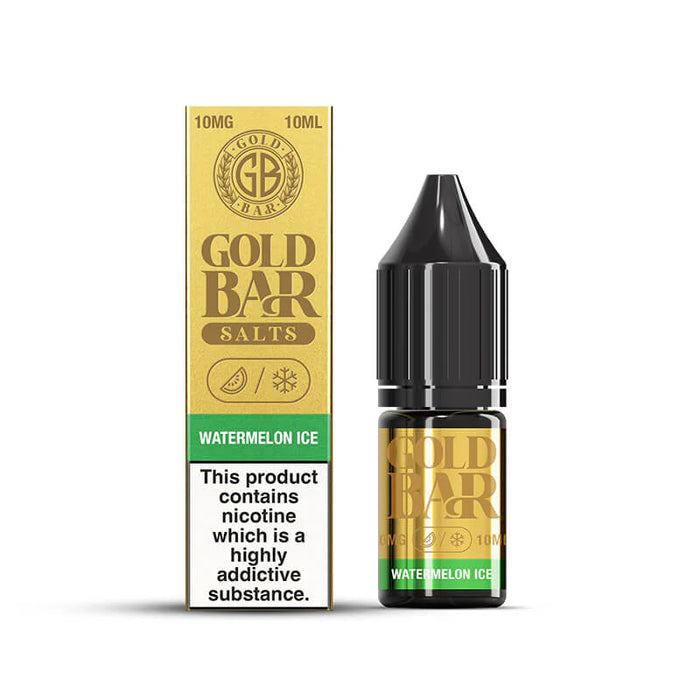 Gold Bar Nic Salts 10ml 10mg