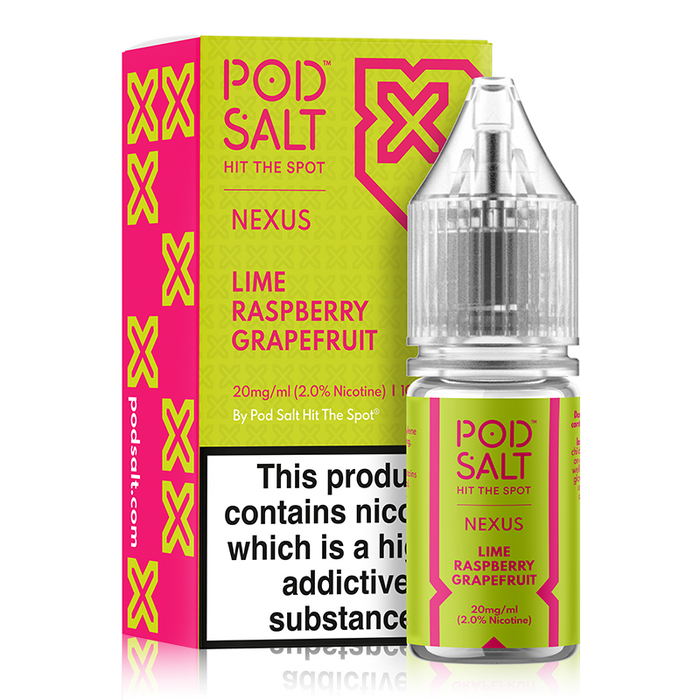 Lime Raspberry Grapefruit By Nexus Pod Salt 10ml