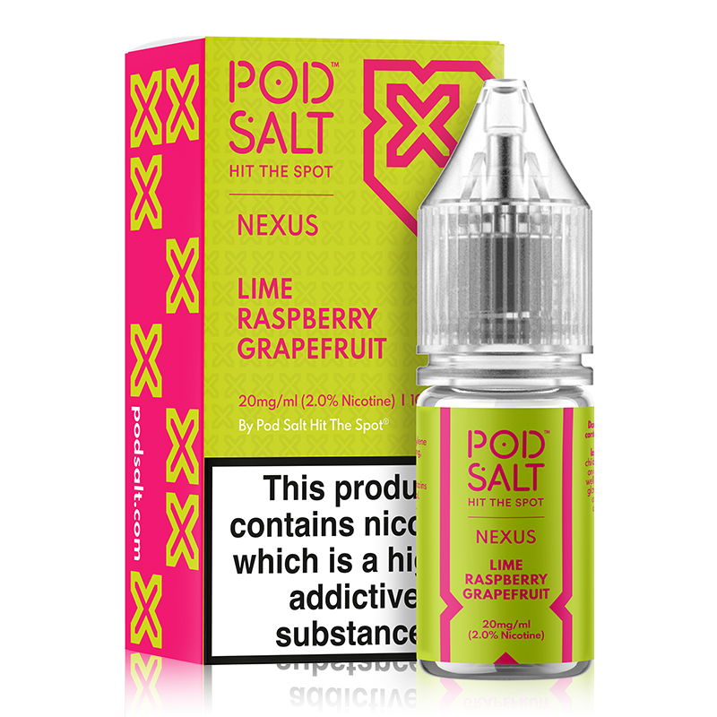 Lime Raspberry Grapefruit By Nexus Pod Salt 10ml