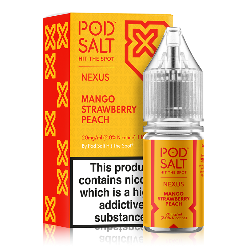 Mango Strawberry Peach By Nexus Pod Salt 10ml