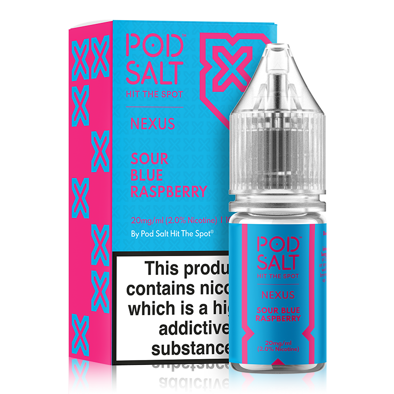 Sour Blue Raspberry By Nexus Pod Salt 10ml