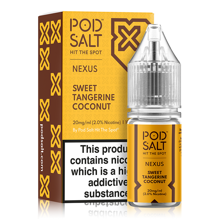 Sweet Tangerine Coconut By Nexus Pod Salt 10ml