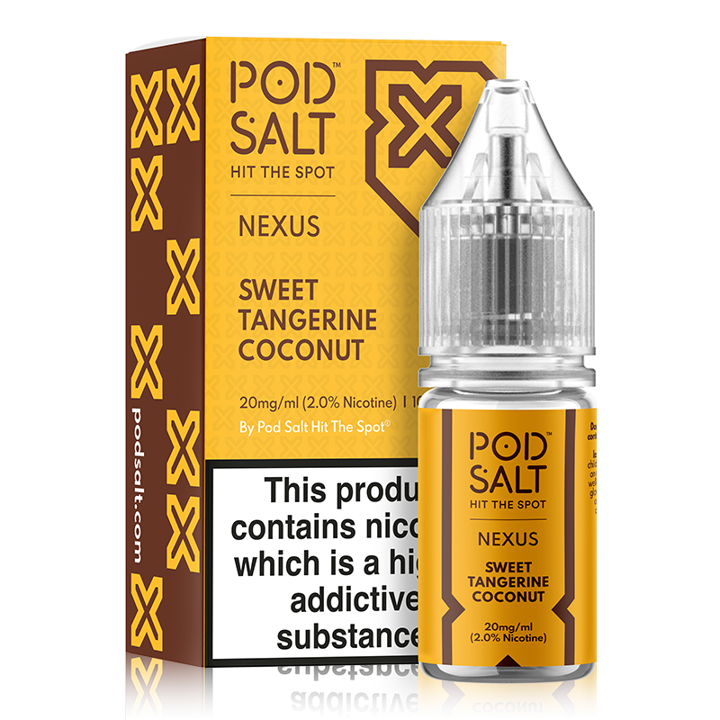 Sweet Tangerine Coconut By Nexus Pod Salt 10ml