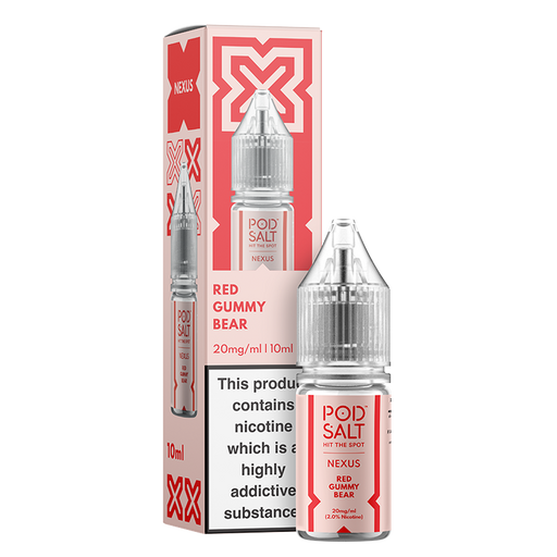 Red Gummy Bear By Nexus Pod Salt 10ml