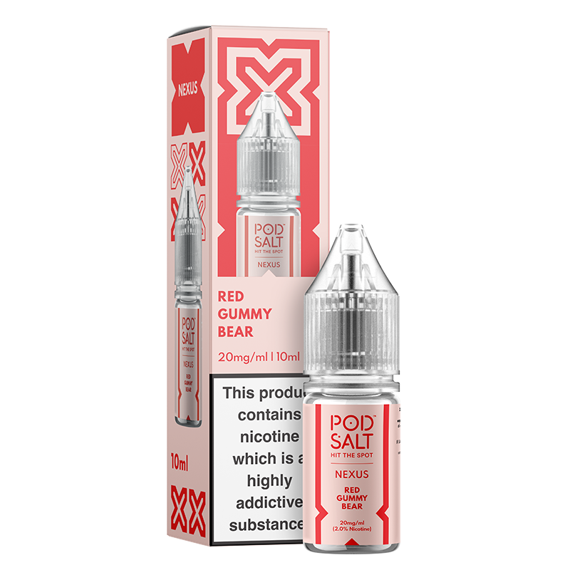 Red Gummy Bear By Nexus Pod Salt 10ml