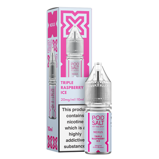 Triple Raspberry Ice By Nexus Pod Salt 10ml