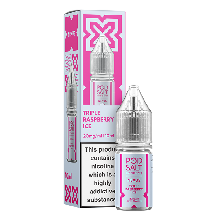 Triple Raspberry Ice By Nexus Pod Salt 10ml