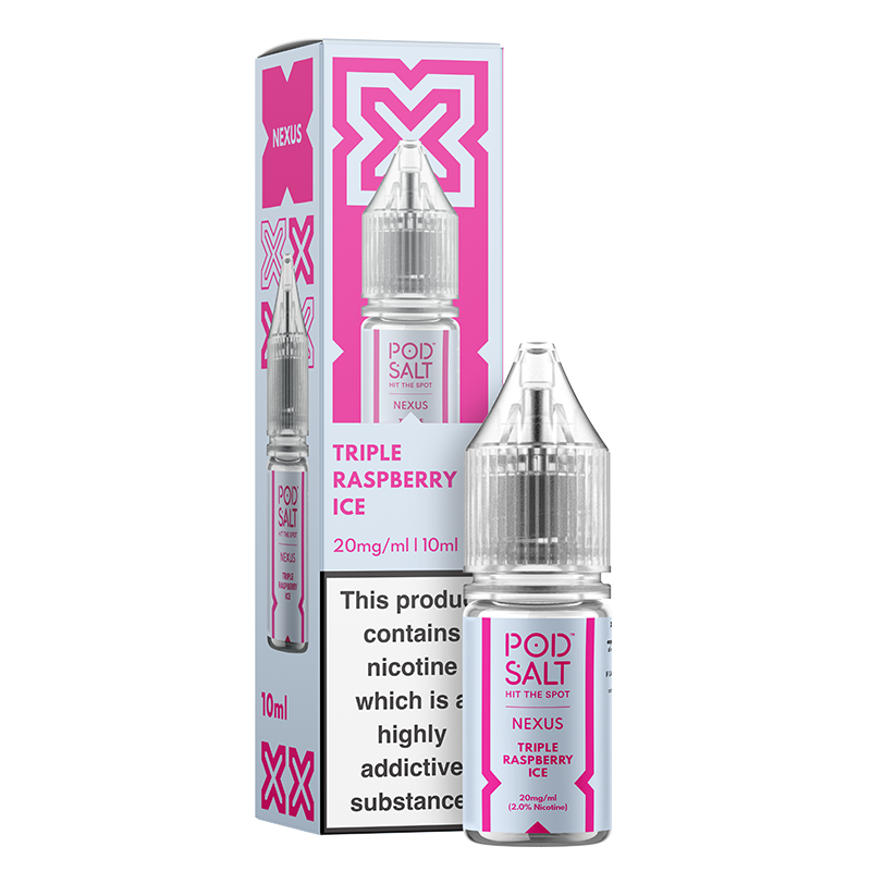 Triple Raspberry Ice By Nexus Pod Salt 10ml