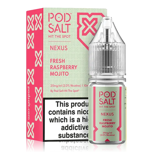 Fresh Raspberry Mojito By Nexus Pod Salt 10ml