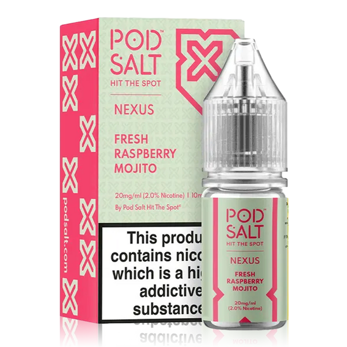 Fresh Raspberry Mojito By Nexus Pod Salt 10ml