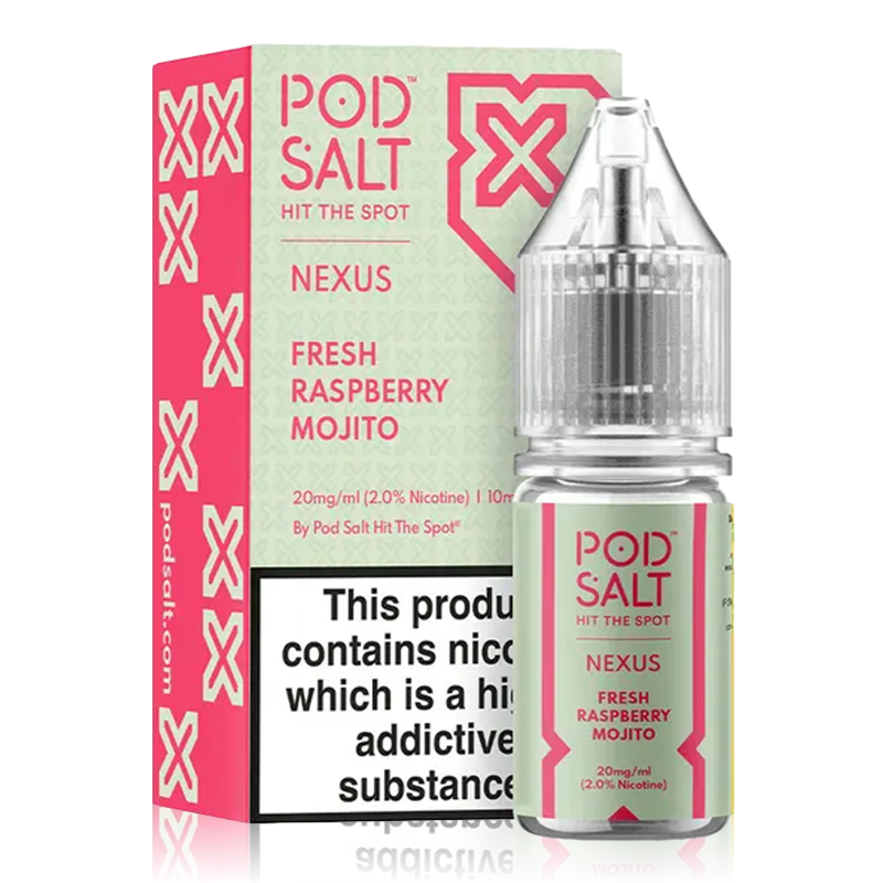 Fresh Raspberry Mojito By Nexus Pod Salt 10ml