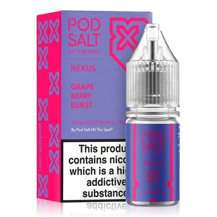 Grape Berry Burst By Nexus Pod Salt 10ml