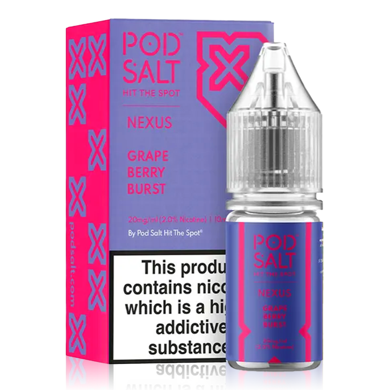 Grape Berry Burst By Nexus Pod Salt 10ml