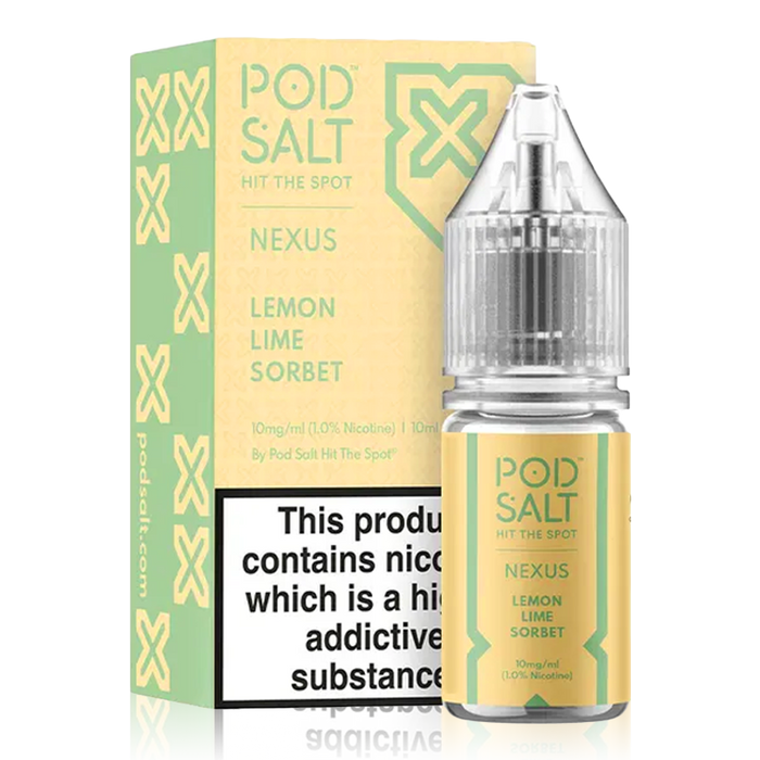 Lemon Lime Sorbet By Nexus Pod Salt 10ml