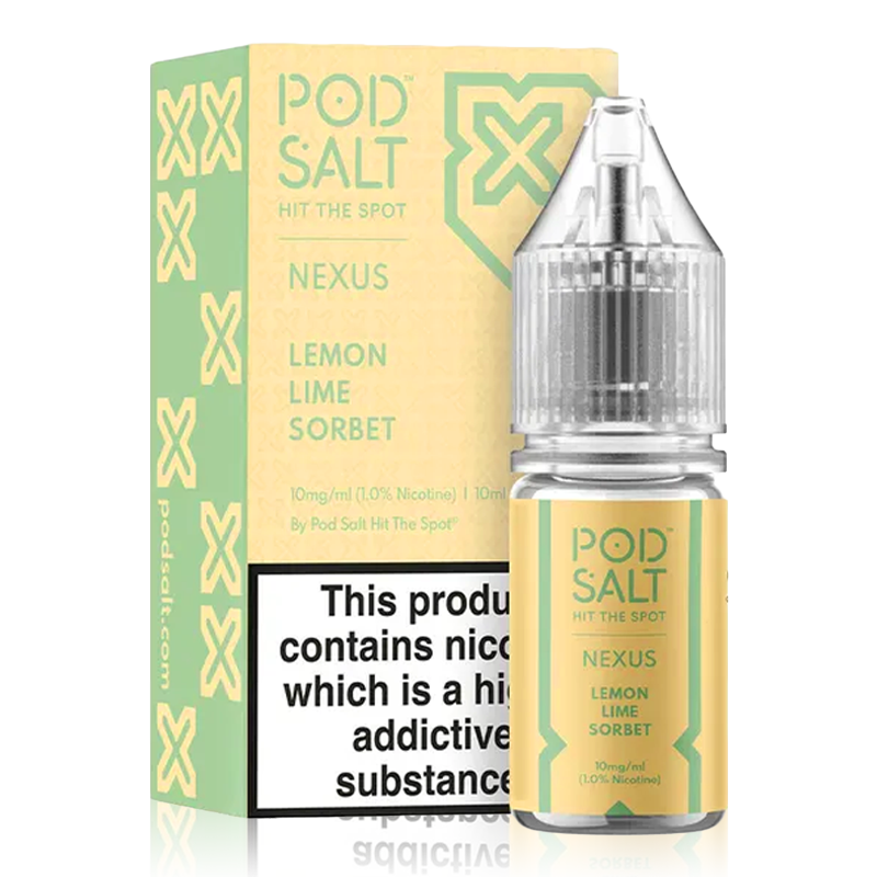 Lemon Lime Sorbet By Nexus Pod Salt 10ml