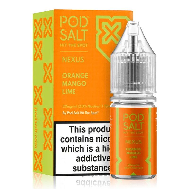 Orange Mango Lime By Nexus Pod Salt 10ml