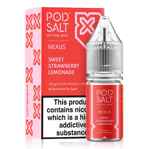 Sweet Strawberry Lemonade By Nexus Pod Salt 10ml