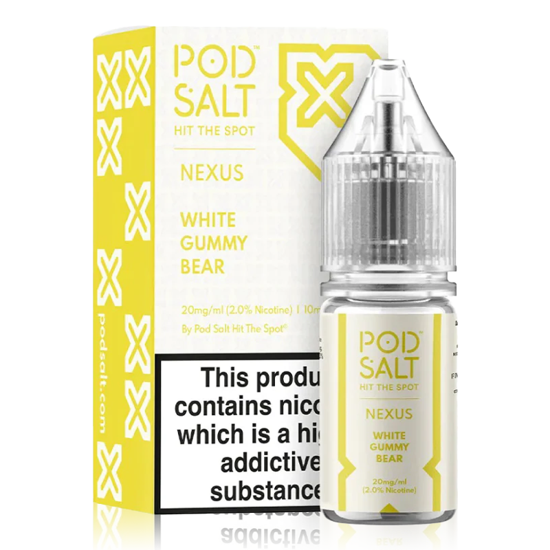 White Gummy Bear By Nexus Pod Salt 10ml