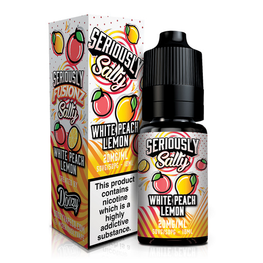 White Peach Lemon By Seriously Fusionz 10ml salts