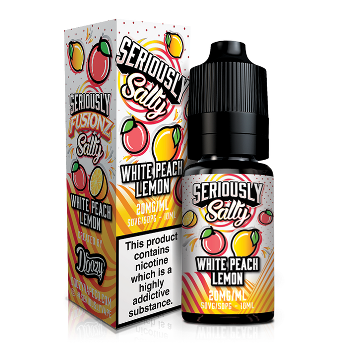 White Peach Lemon By Seriously Fusionz 10ml salts