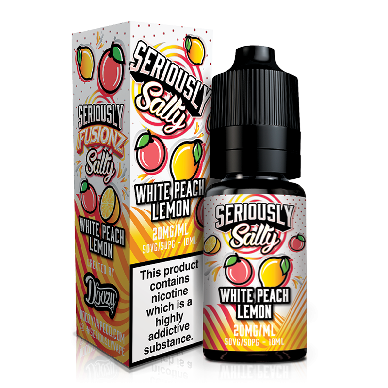 White Peach Lemon By Seriously Fusionz 10ml salts