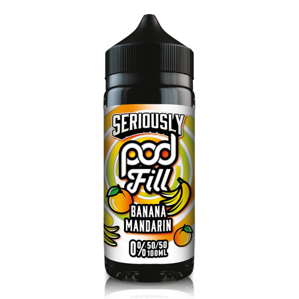 Banana Mandarin By Seriously Pod Fill 100ml Shortfill