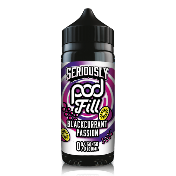 Blackcurrant Passion By Seriously Pod Fill 100ml Shortfill