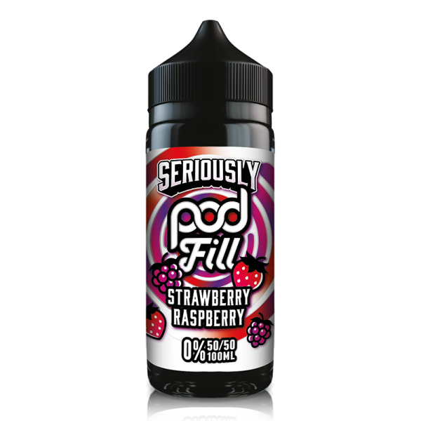 Strawberry Raspberry By Seriously Pod Fill 100ml Shortfill