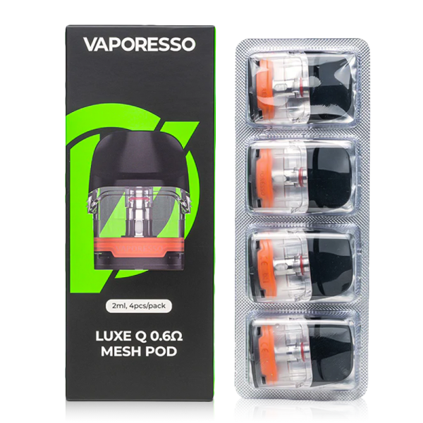 Luxe Q/Qs Replacement pods By Vaporesso 4 Pack