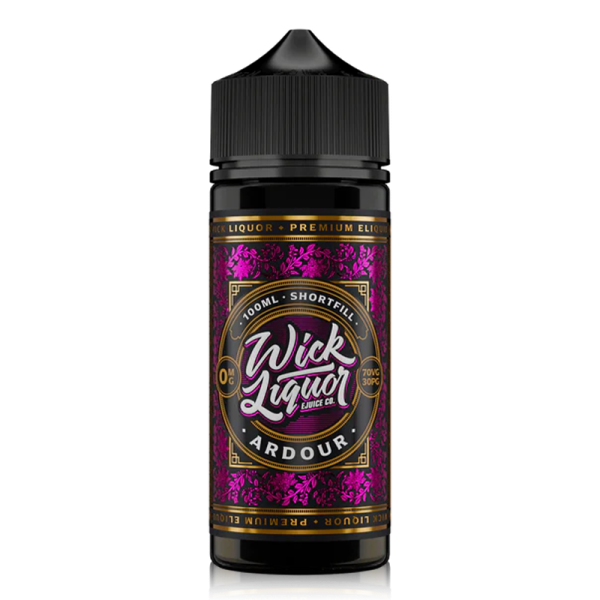 Ardour By Wick Liquor 0mg Shortfill