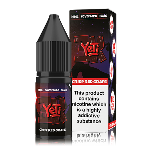 Crisp Red Grape By Yeti 3k Bar Salts 10ml