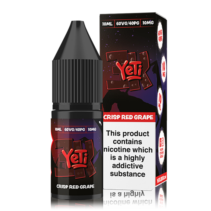 Crisp Red Grape By Yeti 3k Bar Salts 10ml