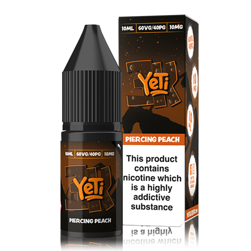 3k Piercing Peach By Yeti 3k Bar Salts 10ml