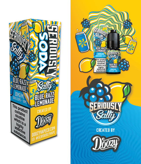 Blue Razz Lemonade Seriously Salty – Soda 10ml