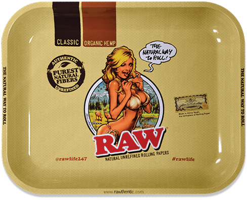 RAW - Metal Rolling Tray - Large